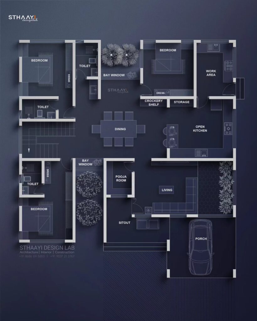 sthaayi design lab floor plan