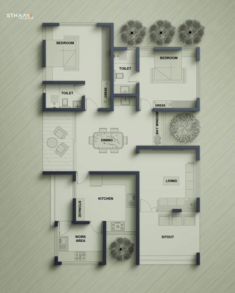 sthaayi design lab floor plan