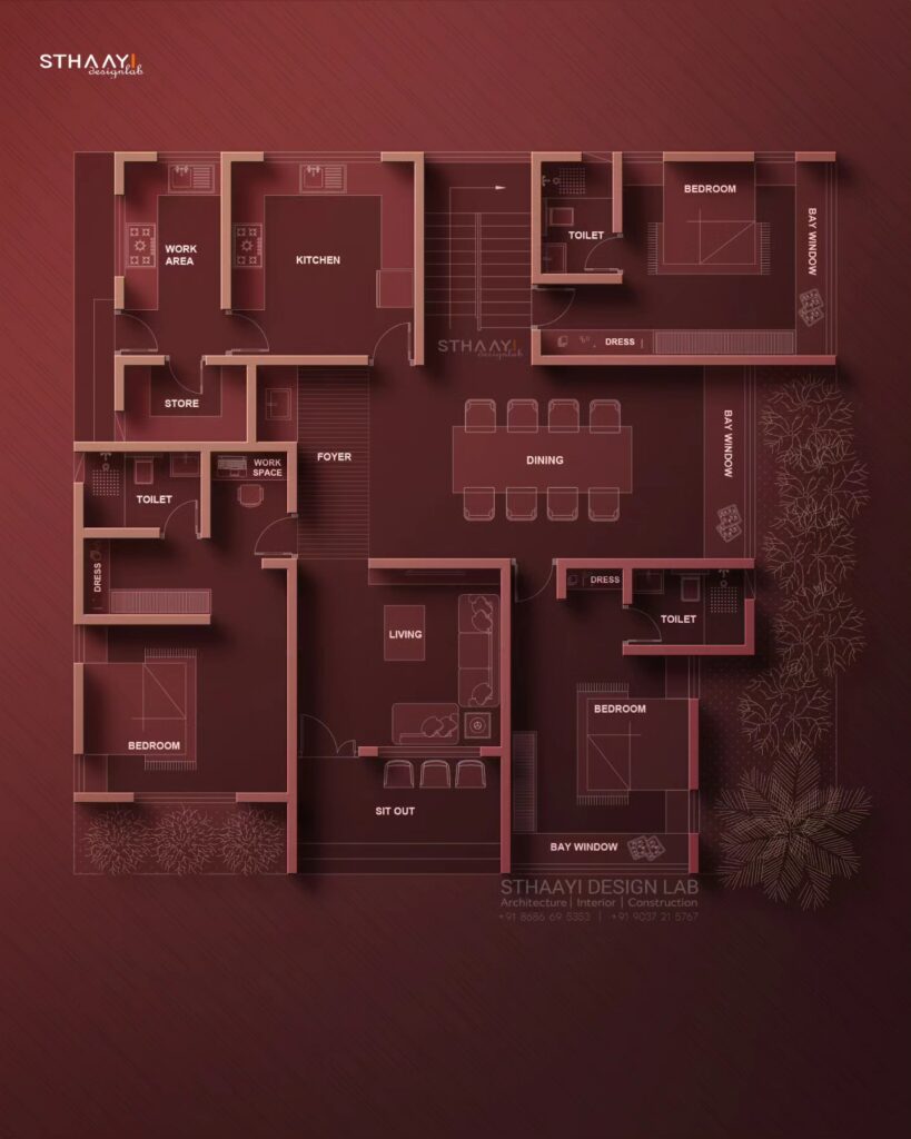sthaayi design lab floor plan